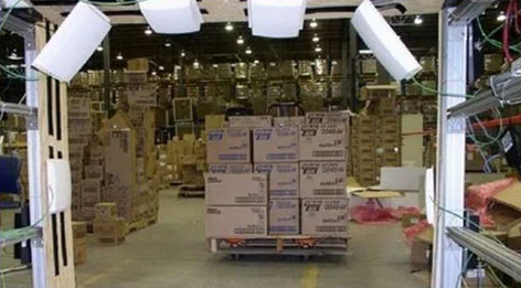 Overhead RFID reader